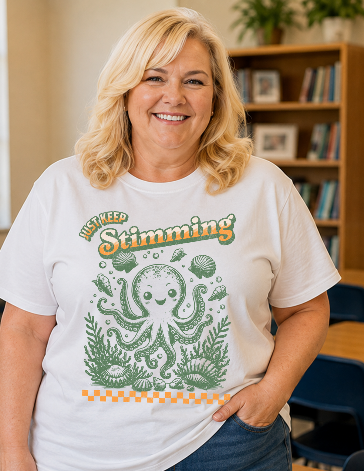 Just Keep Stimming Octopus T-Shirt | ADULT