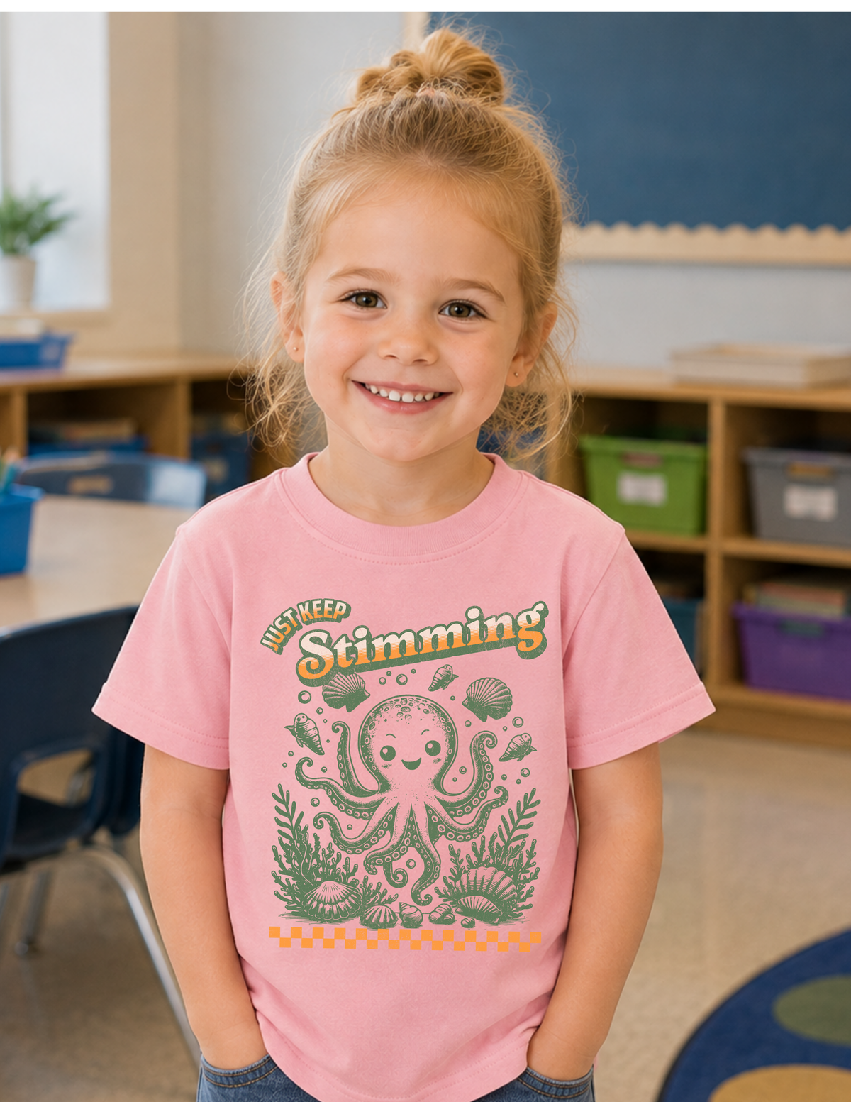Just Keep Stimming Octopus T-Shirt | YOUTH