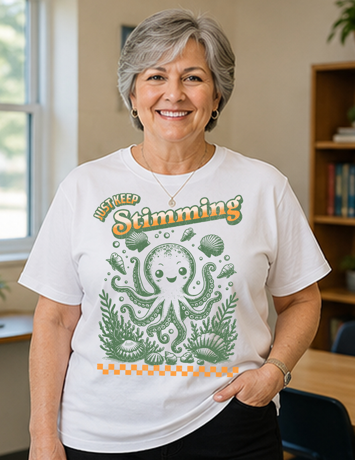 Just Keep Stimming Octopus T-Shirt | ADULT
