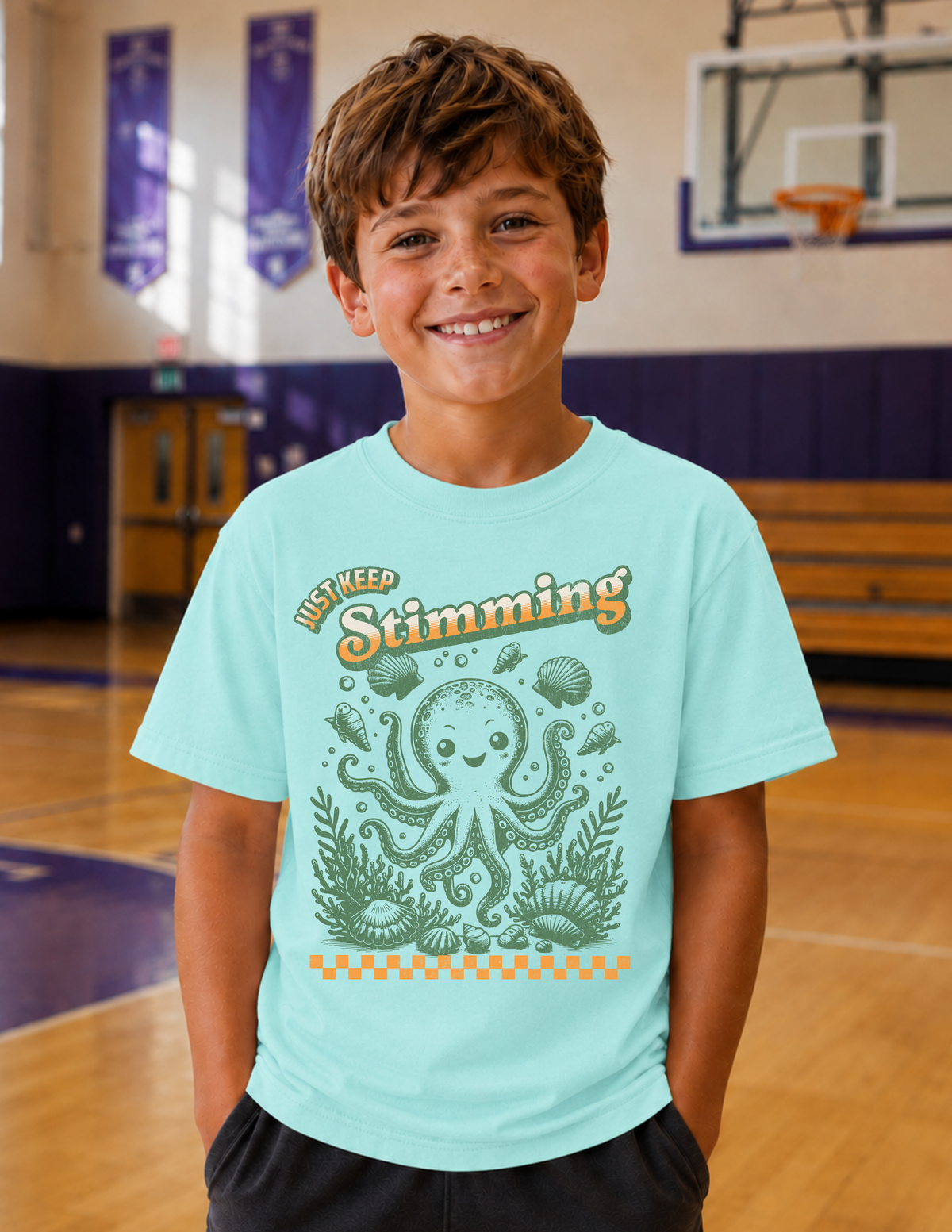 Just Keep Stimming Octopus T-Shirt | YOUTH