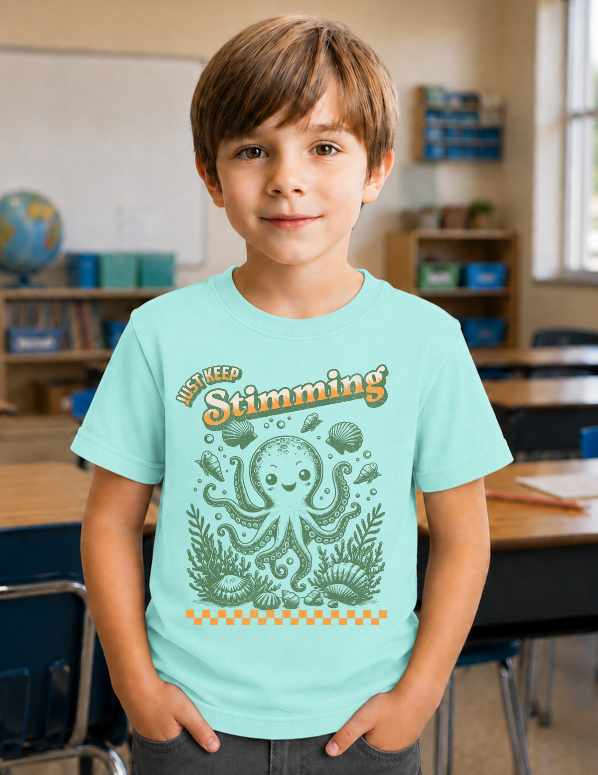 Just Keep Stimming Octopus T-Shirt | YOUTH