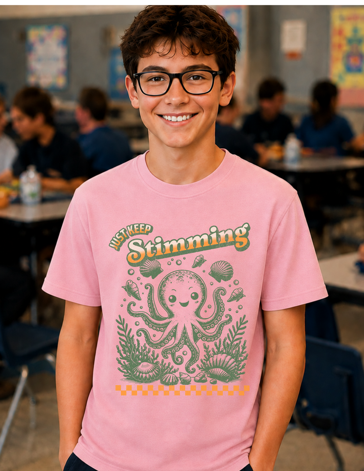 Just Keep Stimming Octopus T-Shirt | YOUTH