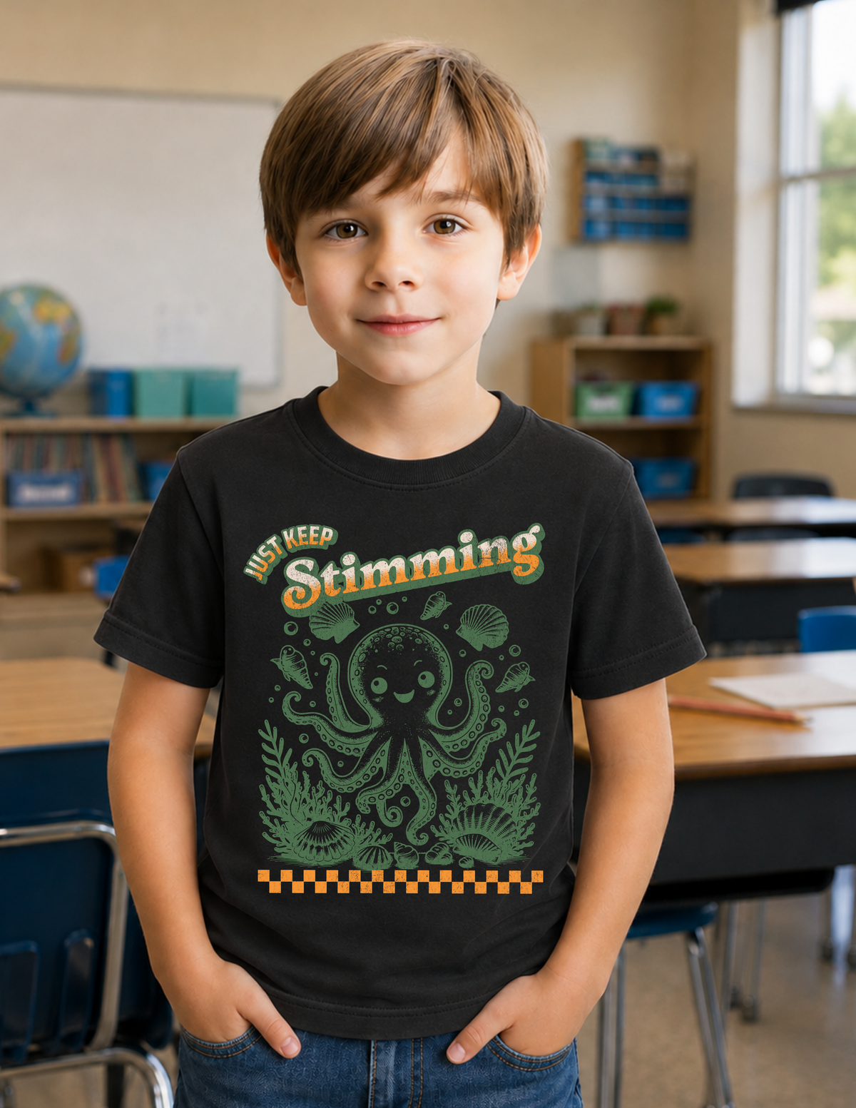 Just Keep Stimming Octopus T-Shirt | YOUTH