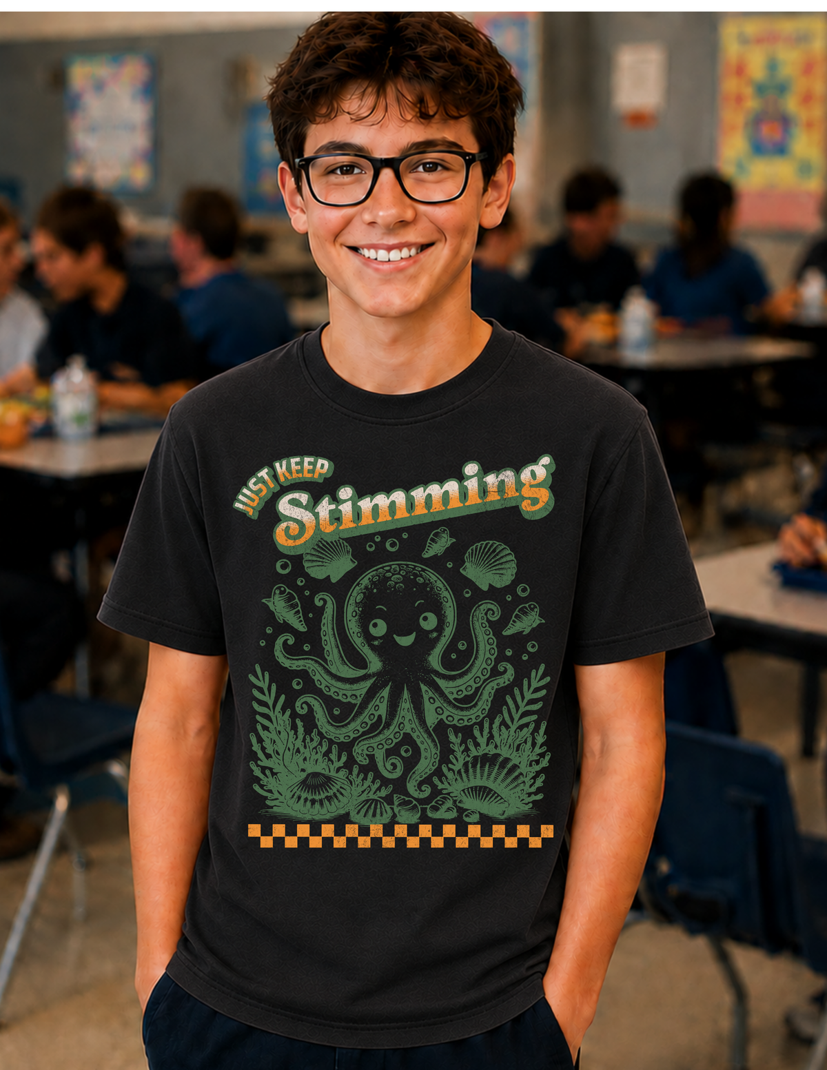Just Keep Stimming Octopus T-Shirt | YOUTH