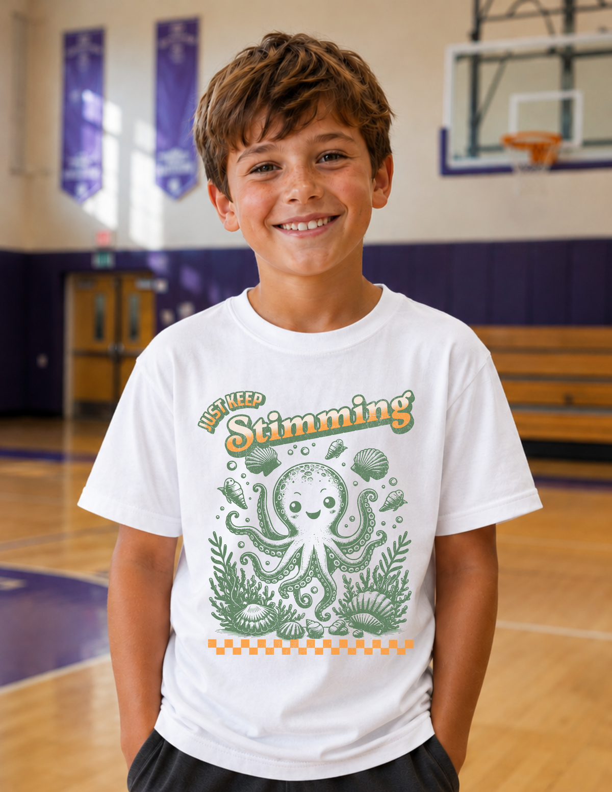 Just Keep Stimming Octopus T-Shirt | YOUTH