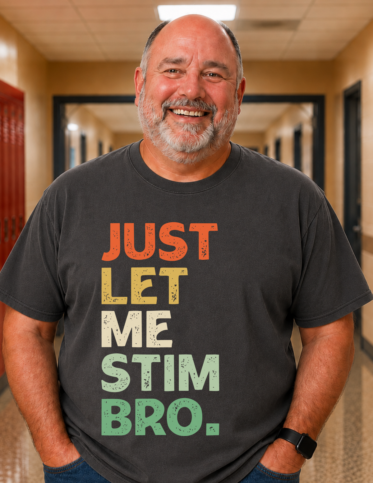 Just Let Me Stim Bro T-Shirt | ADULT