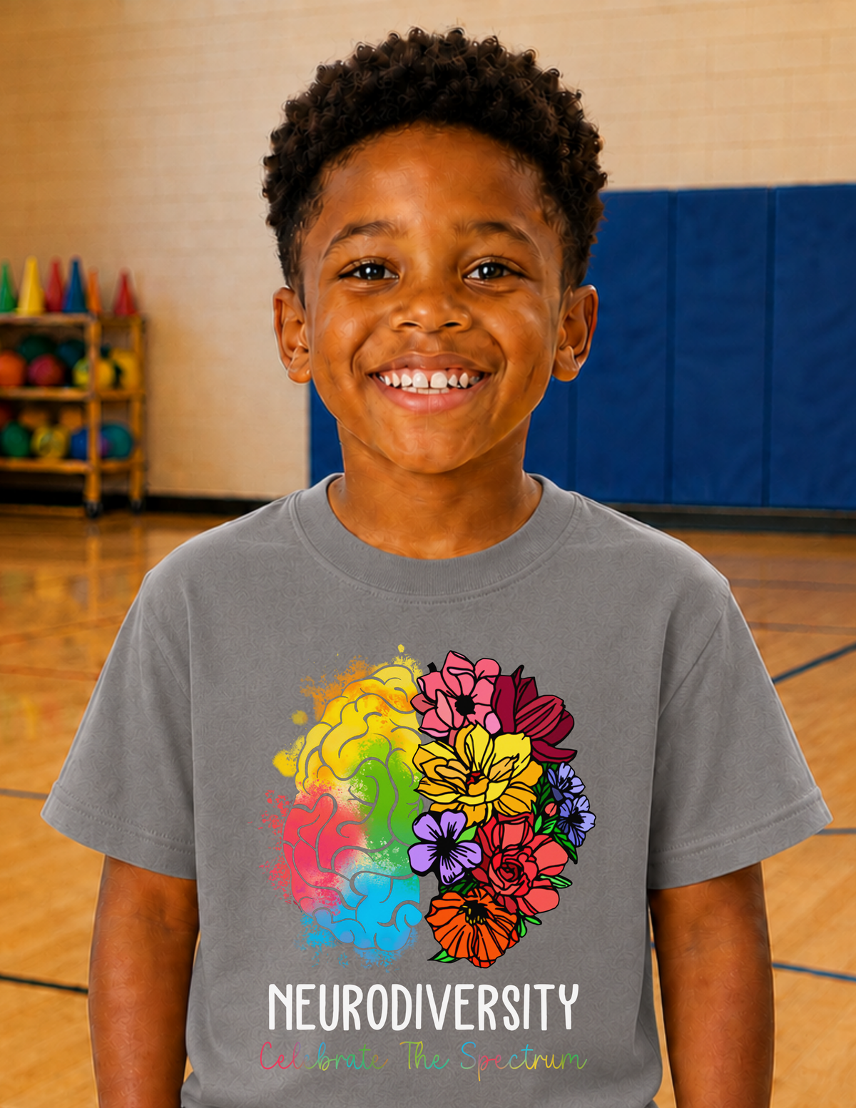 Neurodiversity Celebrate The Spectrum T-Shirt | YOUTH