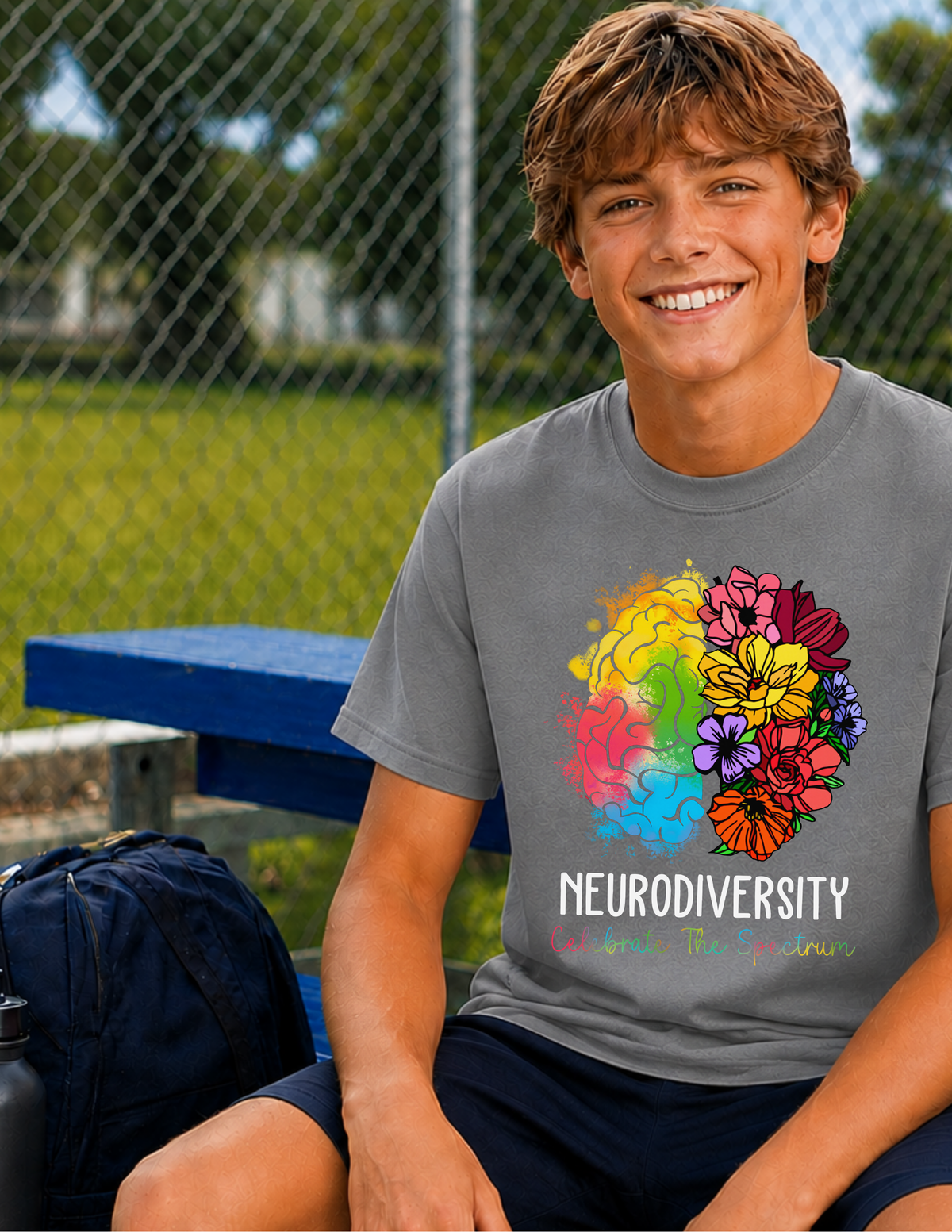 Neurodiversity Celebrate The Spectrum T-Shirt | YOUTH