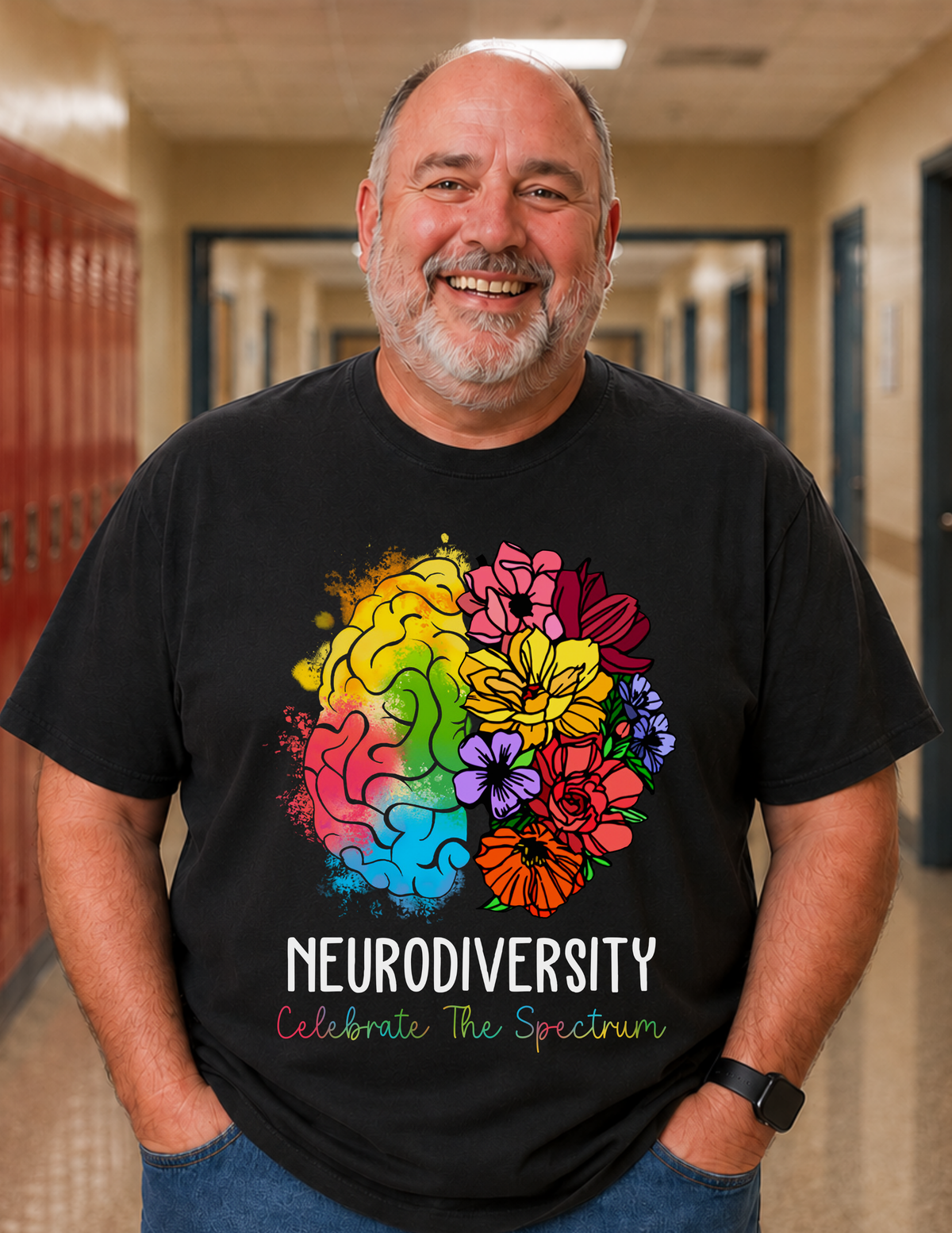 Neurodiversity Celebrate The Spectrum T-Shirt  |  ADULT