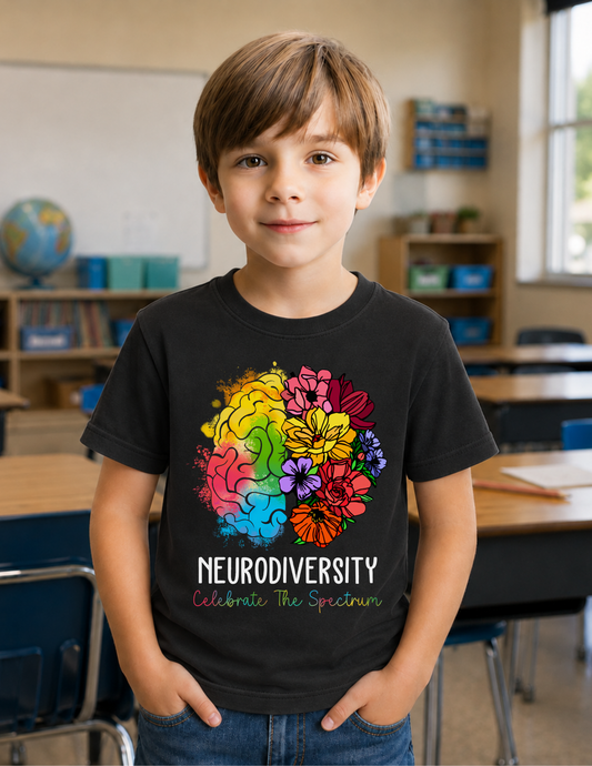 Neurodiversity Celebrate The Spectrum T-Shirt | YOUTH