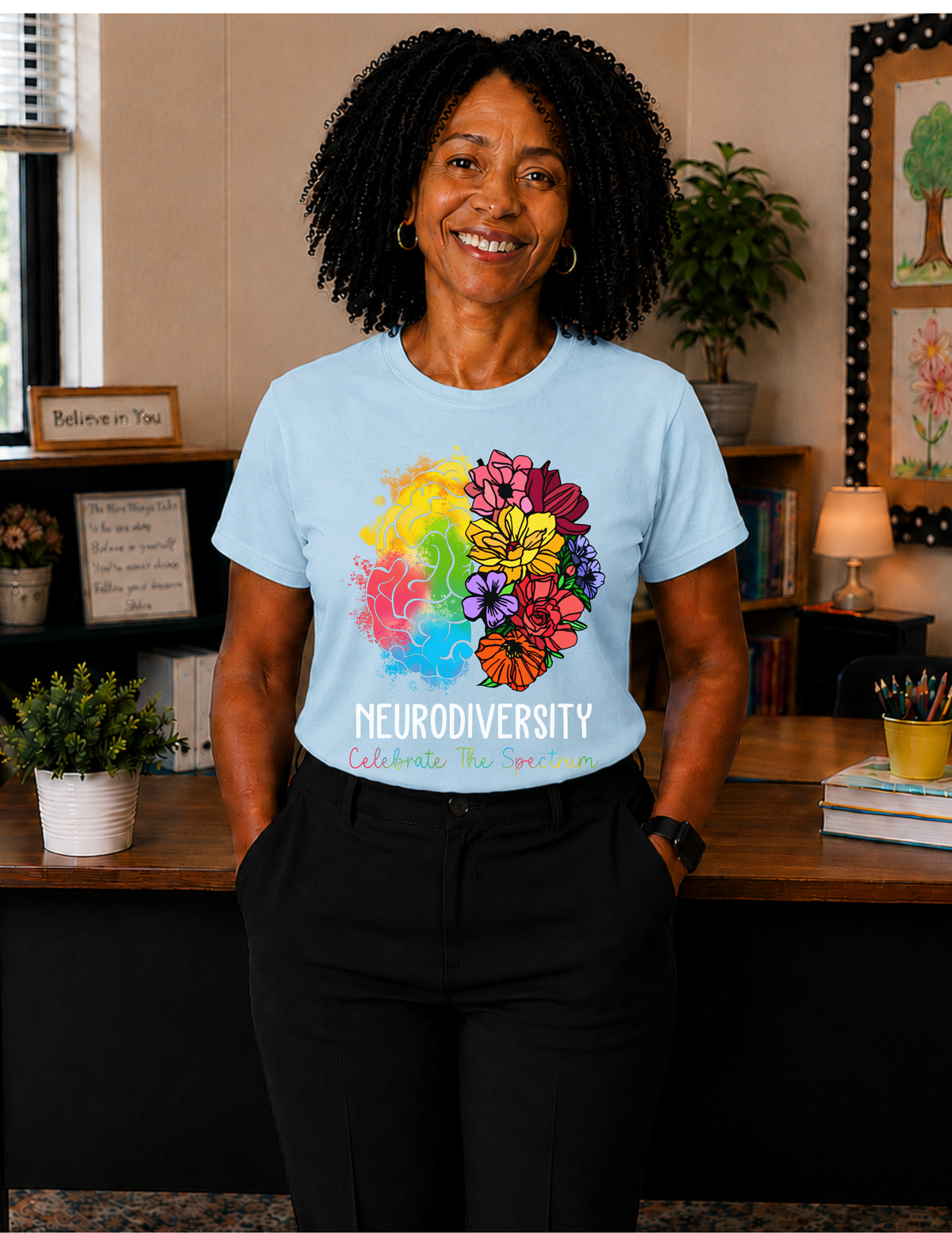 Neurodiversity Celebrate The Spectrum T-Shirt  |  ADULT