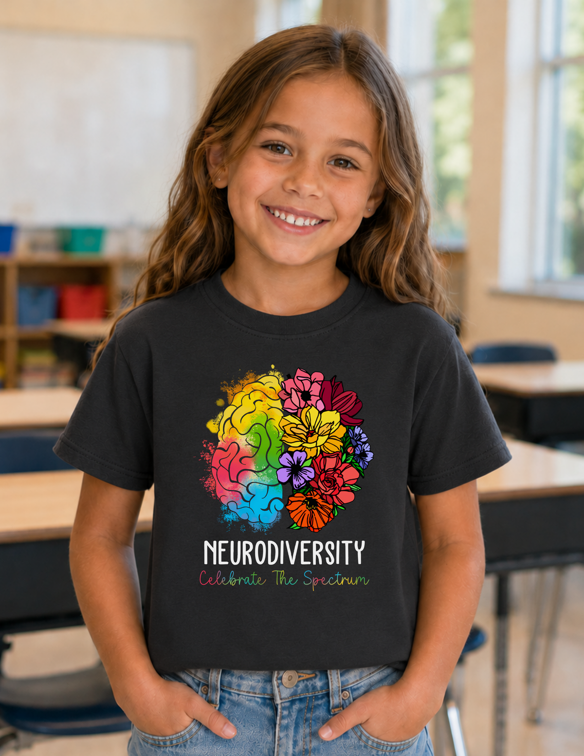 Neurodiversity Celebrate The Spectrum T-Shirt | YOUTH