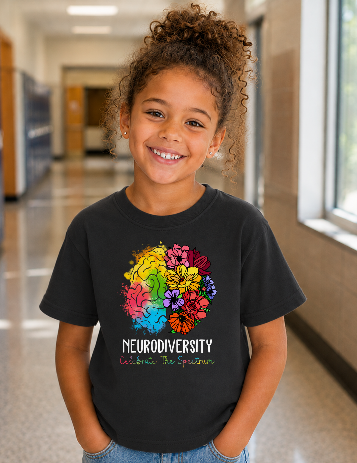 Neurodiversity Celebrate The Spectrum T-Shirt | YOUTH