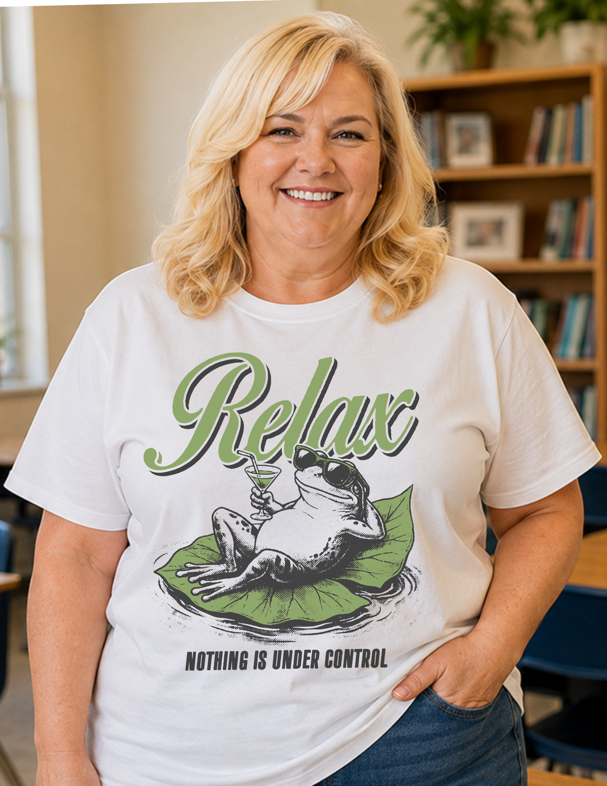 Relax Nothing Under Control T-Shirt | ADULT