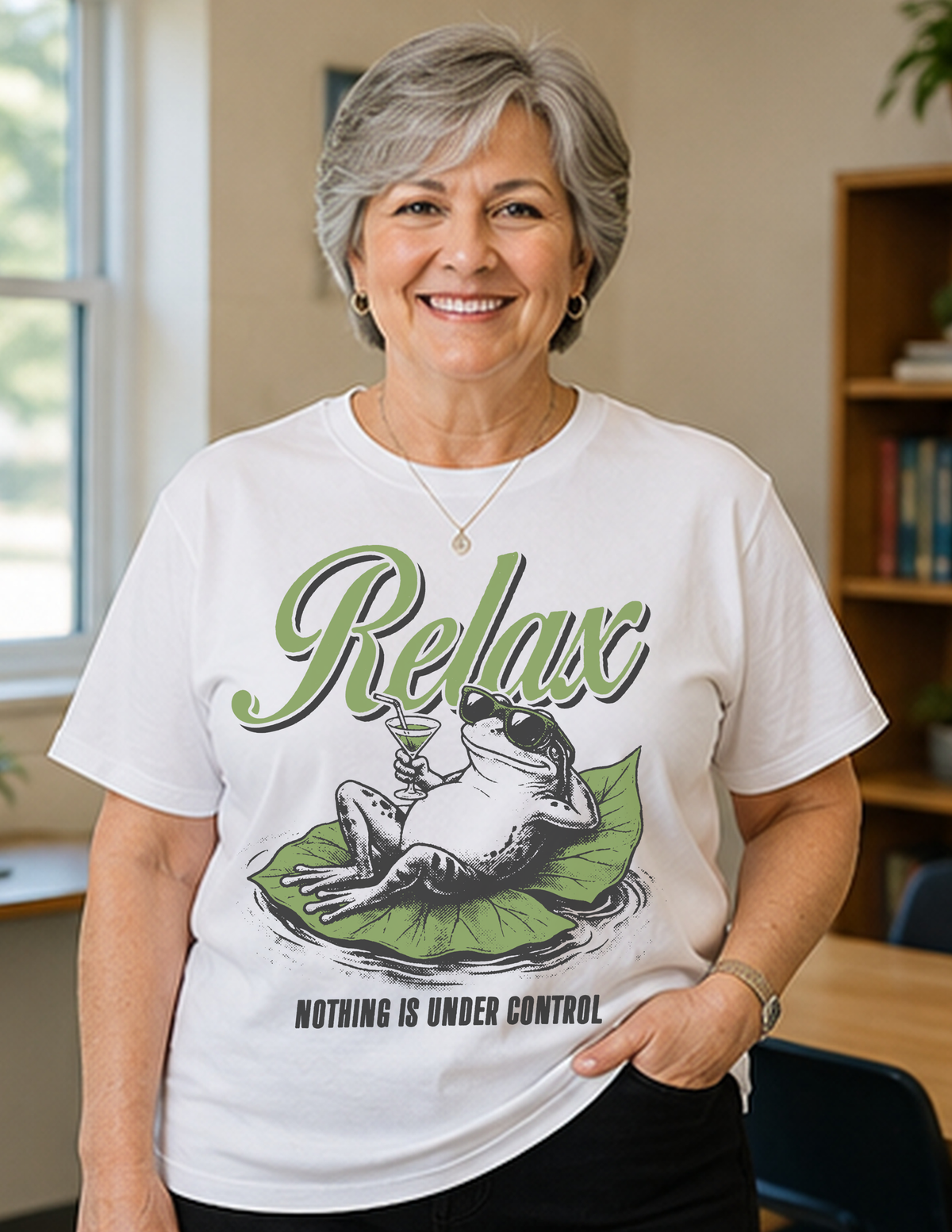 Relax Nothing Under Control T-Shirt | ADULT