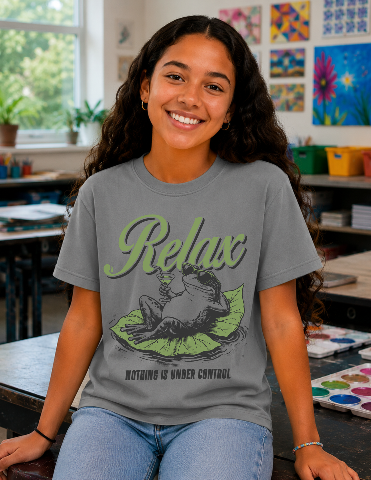 Relax Nothing Under Control T-Shirt | YOUTH