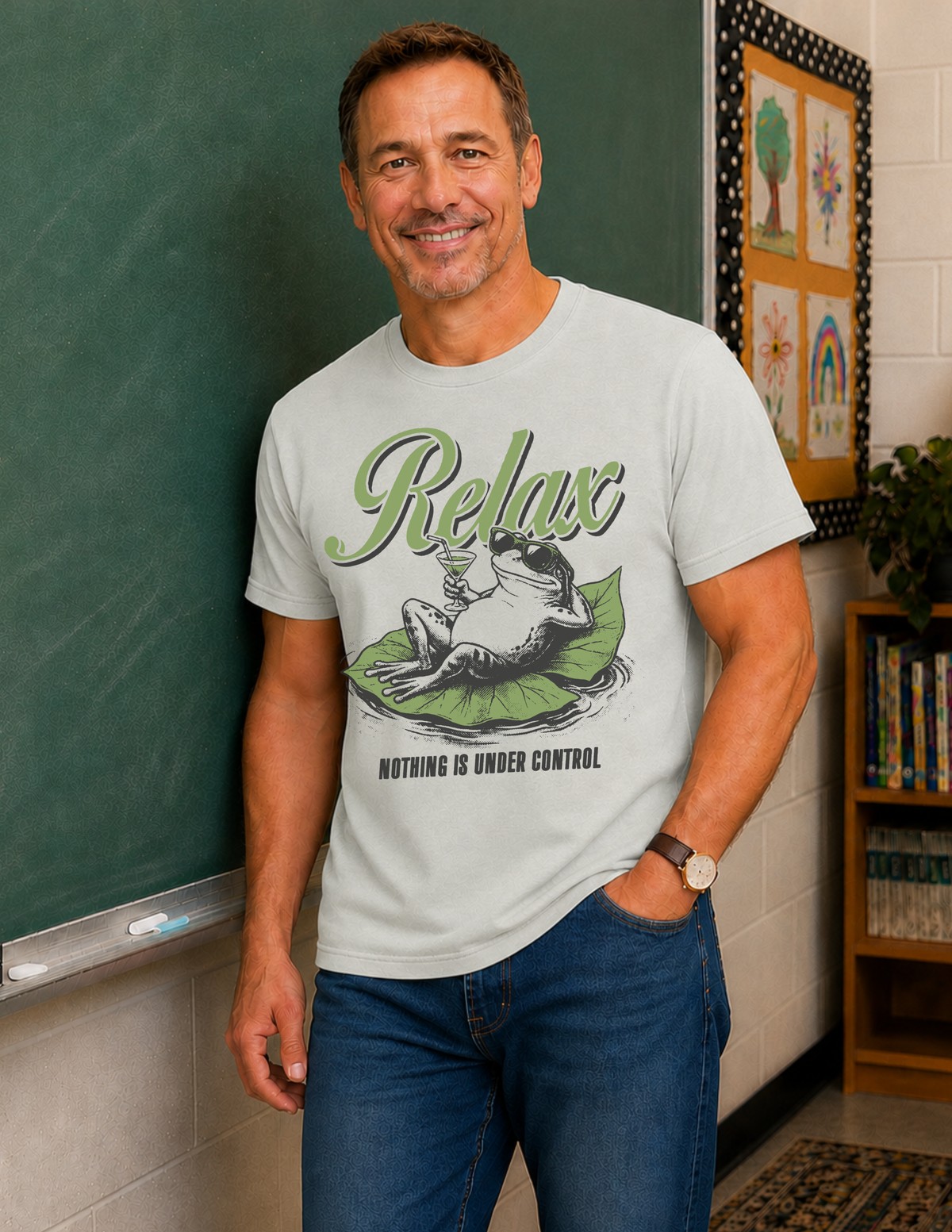 Relax Nothing Under Control T-Shirt | ADULT