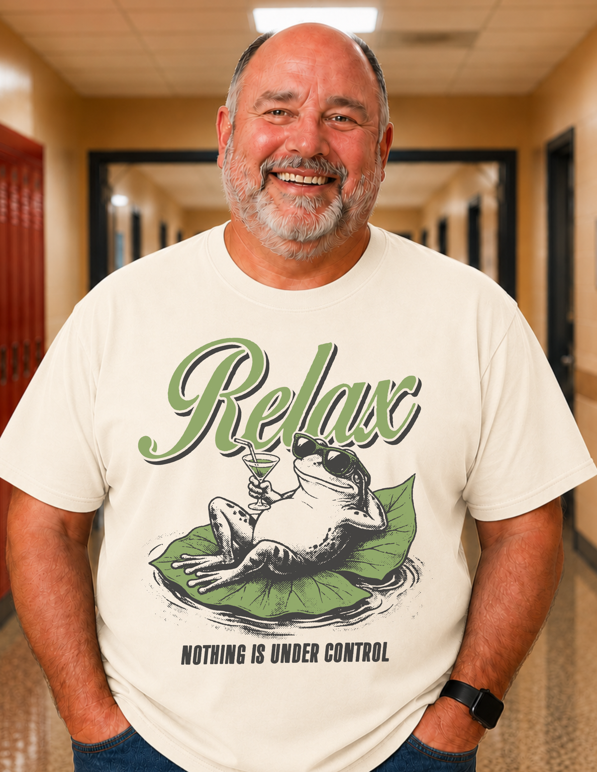 Relax Nothing Under Control T-Shirt | ADULT