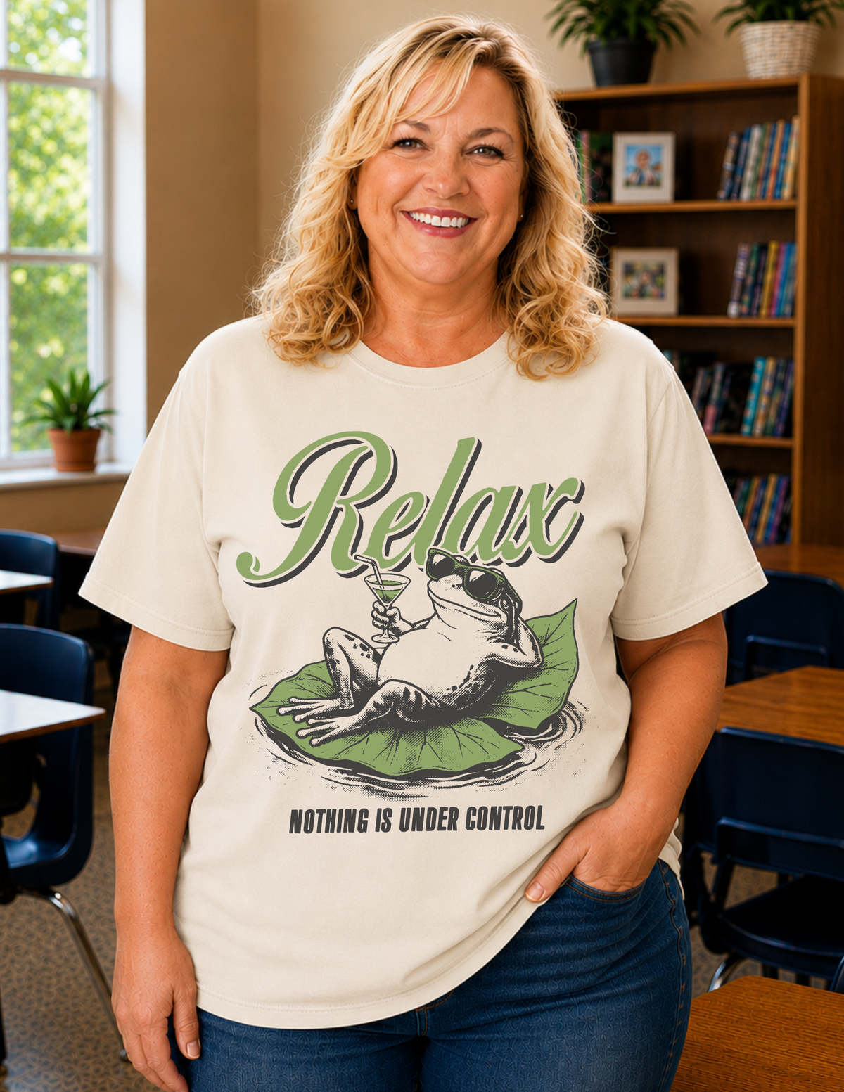 Relax Nothing Under Control T-Shirt | ADULT
