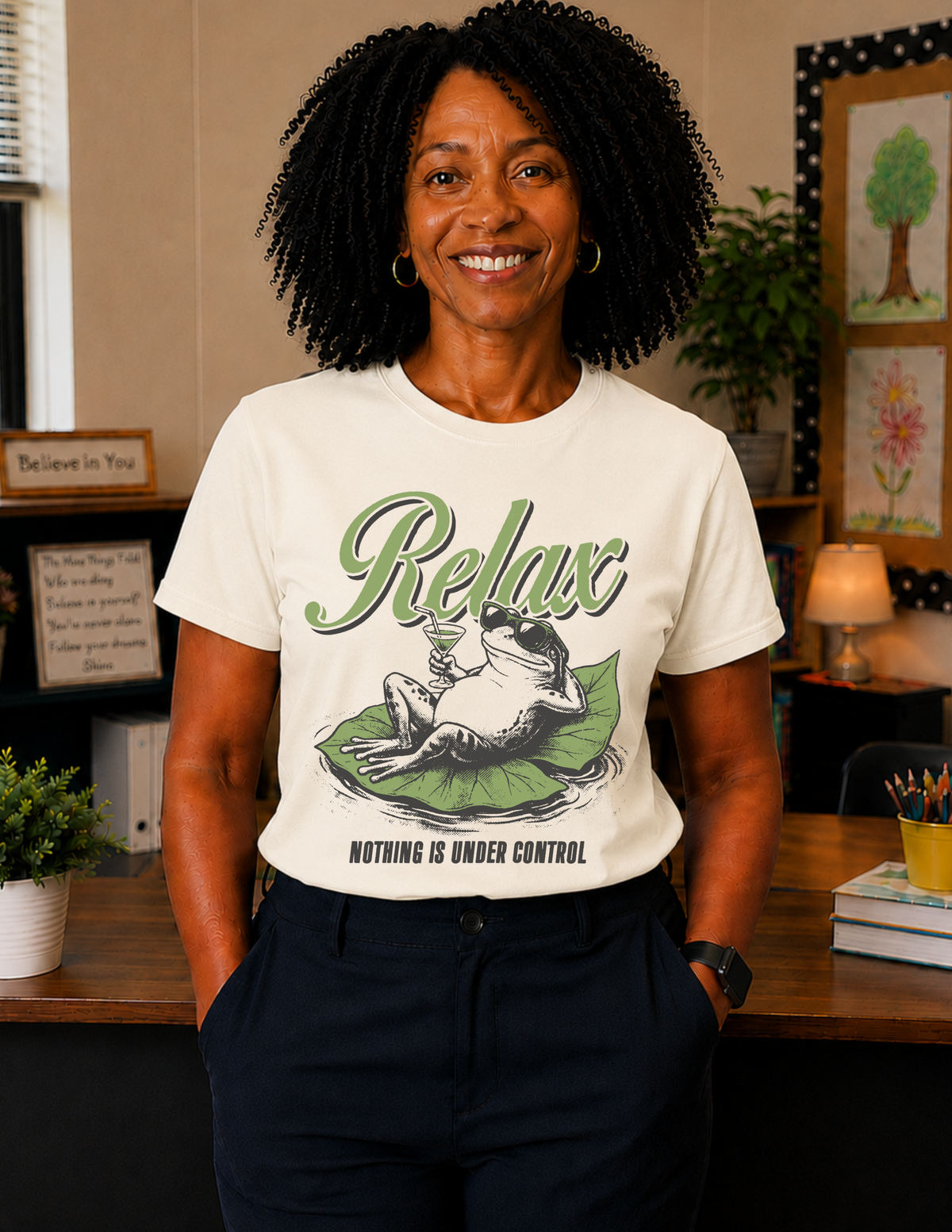 Relax Nothing Under Control T-Shirt | ADULT