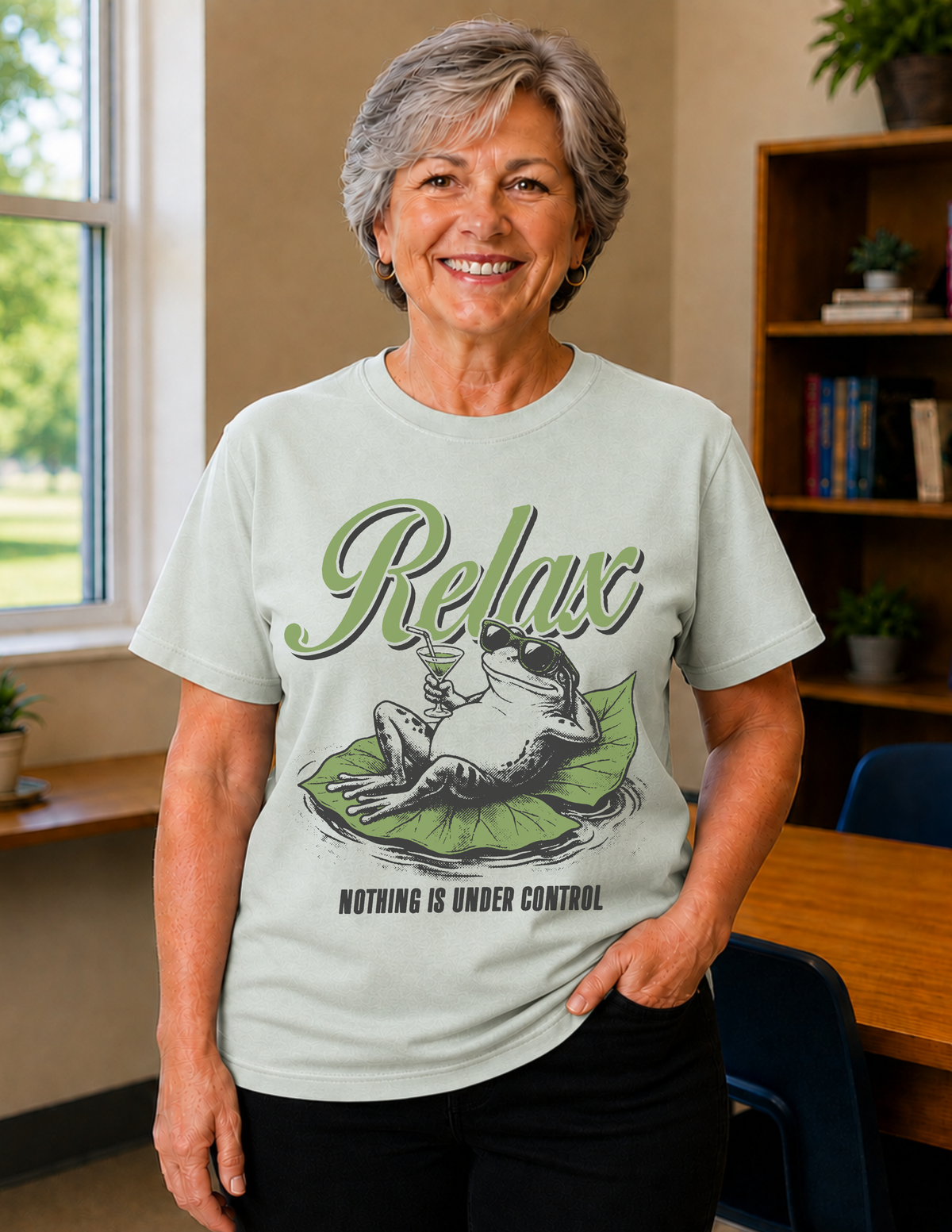Relax Nothing Under Control T-Shirt | ADULT