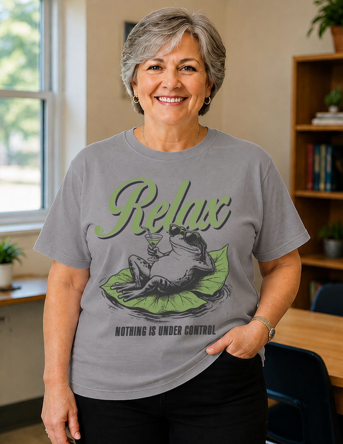 Relax Nothing Under Control T-Shirt | ADULT