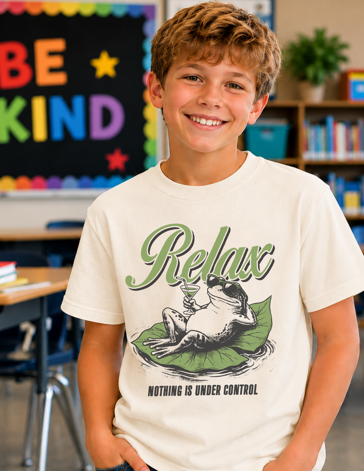 Relax Nothing Under Control T-Shirt | YOUTH