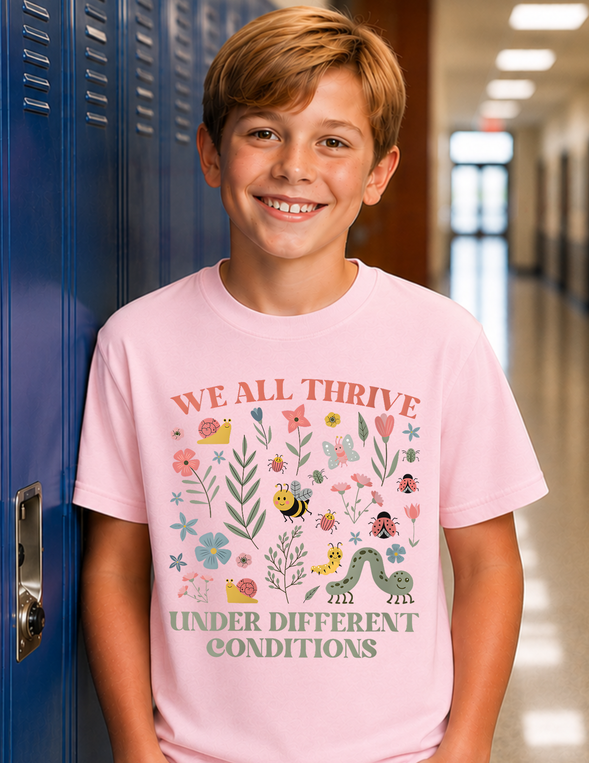 We All Thrive Different Neurodiversity T-Shirt | YOUTH