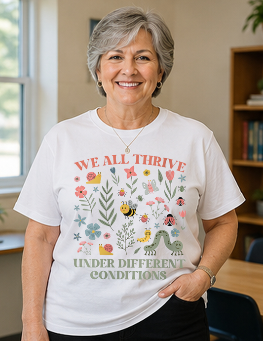 We All Thrive Different Neurodiversity T-Shirt | ADULT