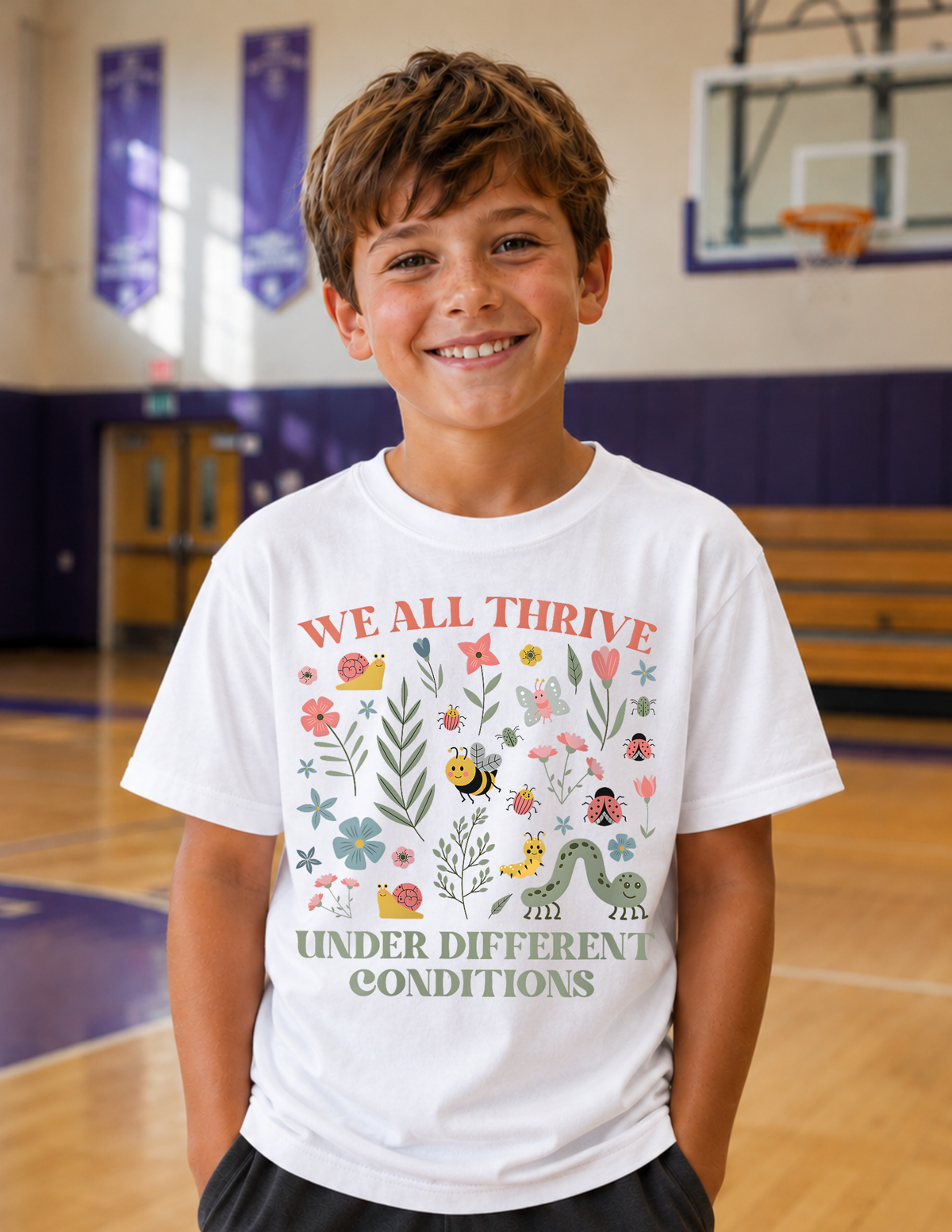 We All Thrive Different Neurodiversity T-Shirt | YOUTH