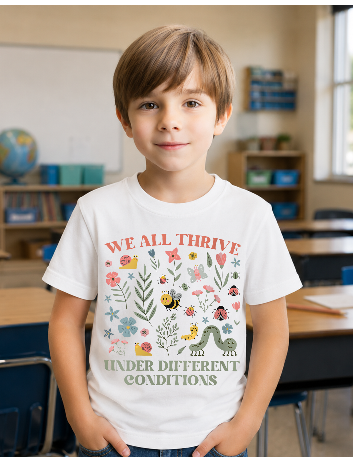 We All Thrive Different Neurodiversity T-Shirt | YOUTH