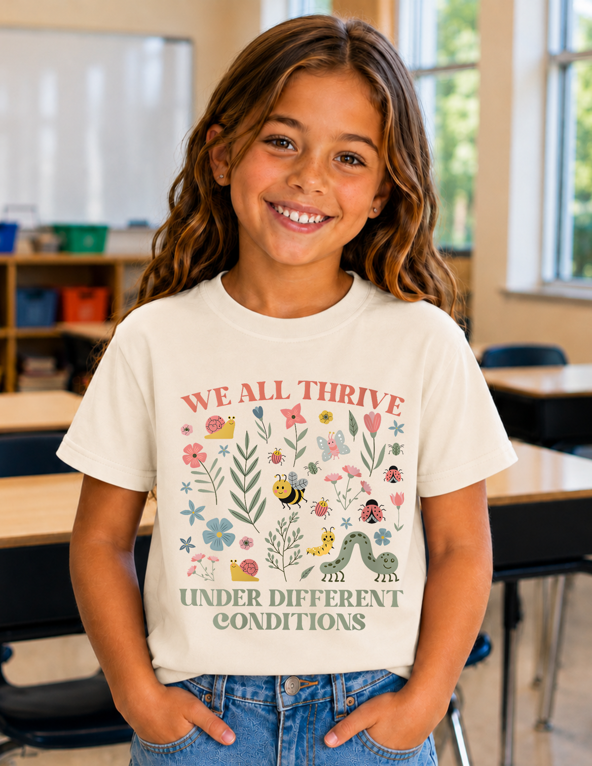 We All Thrive Different Neurodiversity T-Shirt | YOUTH