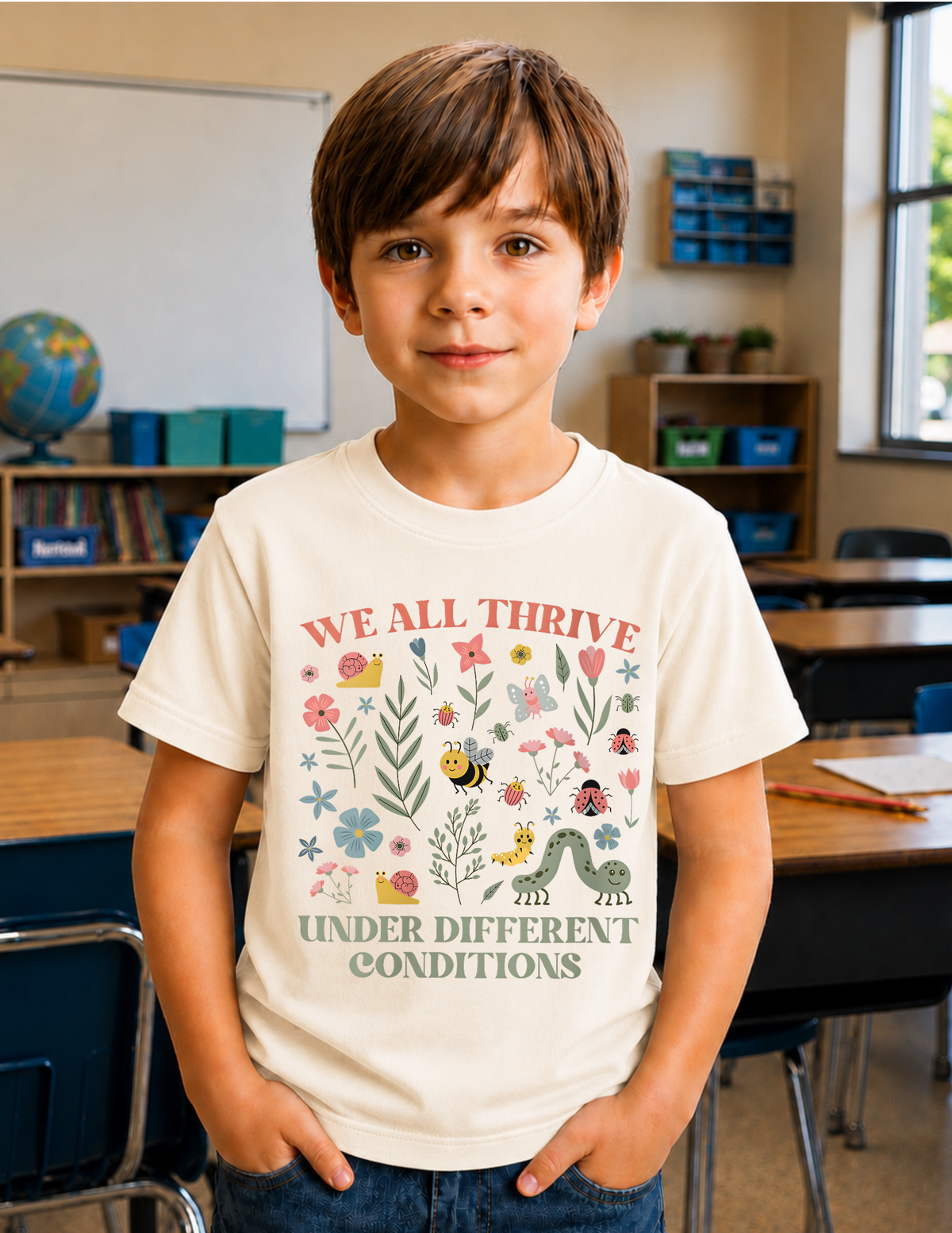 We All Thrive Different Neurodiversity T-Shirt | YOUTH