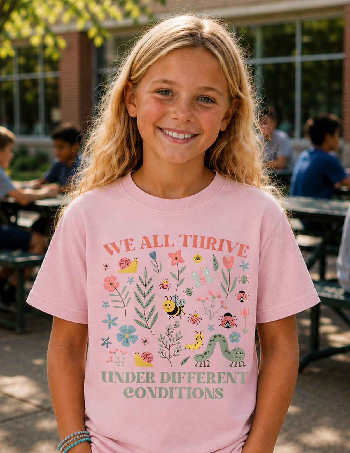 We All Thrive Different Neurodiversity T-Shirt | YOUTH