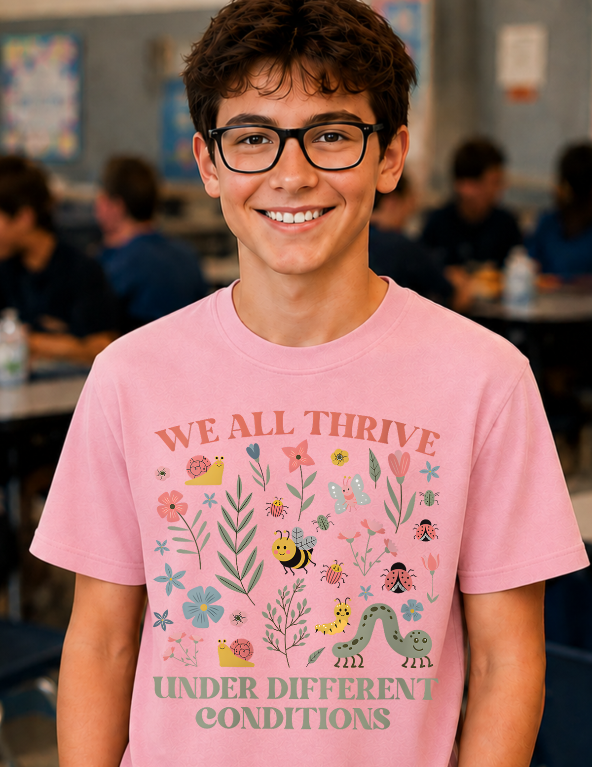 We All Thrive Different Neurodiversity T-Shirt | YOUTH