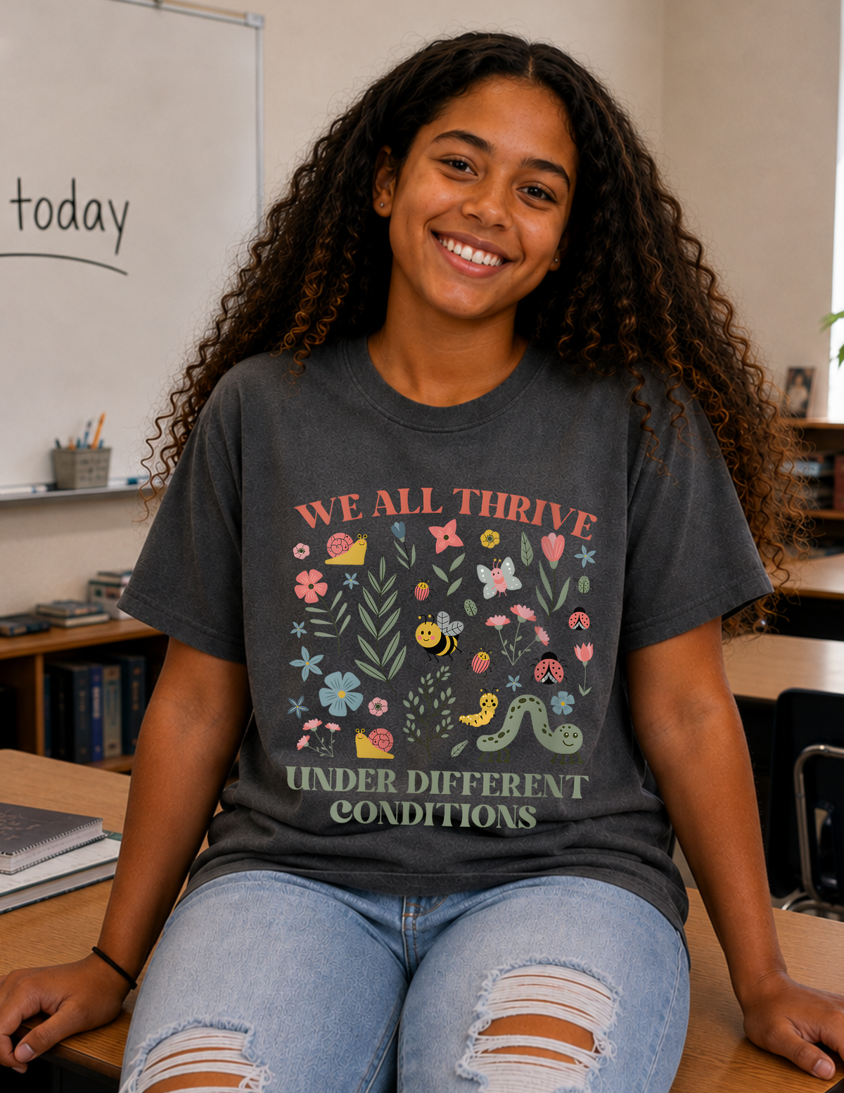 We All Thrive Different Neurodiversity T-Shirt | YOUTH