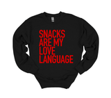 Snacks Are My Love Language_Red Text