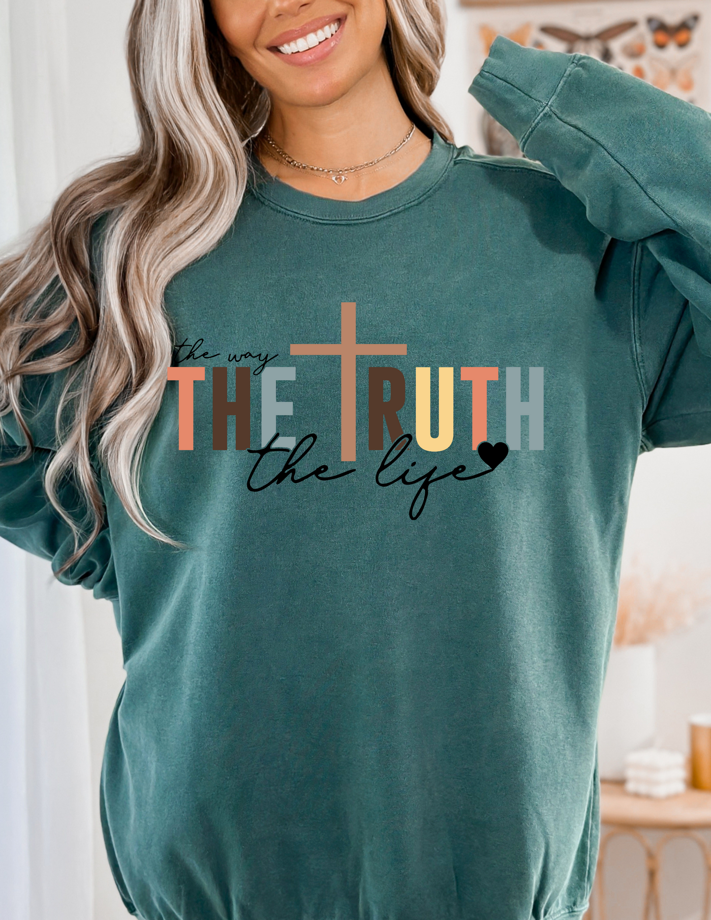 The Way, Truth, Light CC Sweatshirt