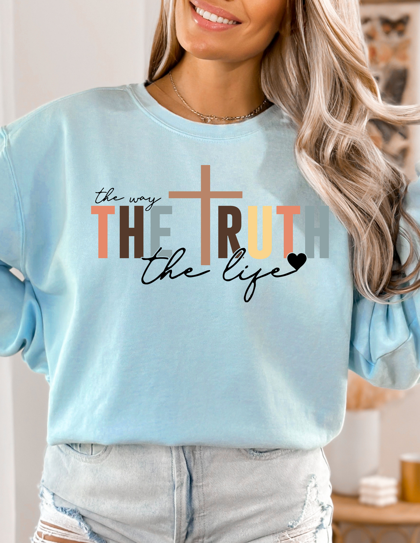 The Way, Truth, Light CC Sweatshirt