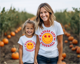 Smiley Face KC Football  Tshirt *YOUTH Size*