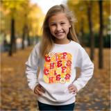 Chiefs with Flowers SWEATSHIRT *YOUTH Size*