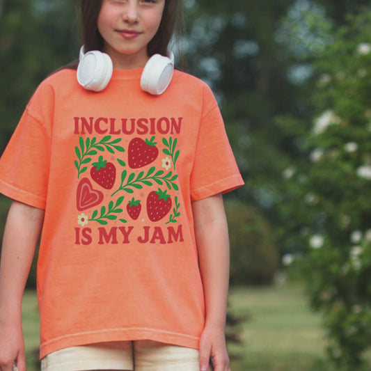 Inclusion Is My Jam Autism Awareness T-Shirt YOUTH